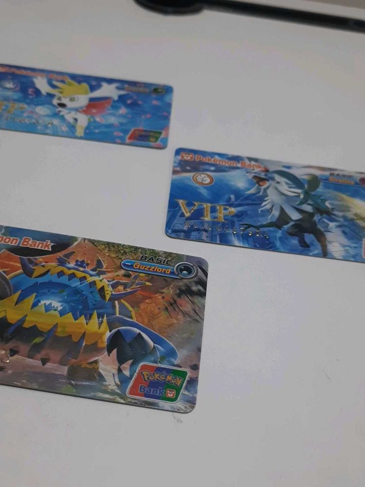 Pokemon 3 Rare V.I.P cards