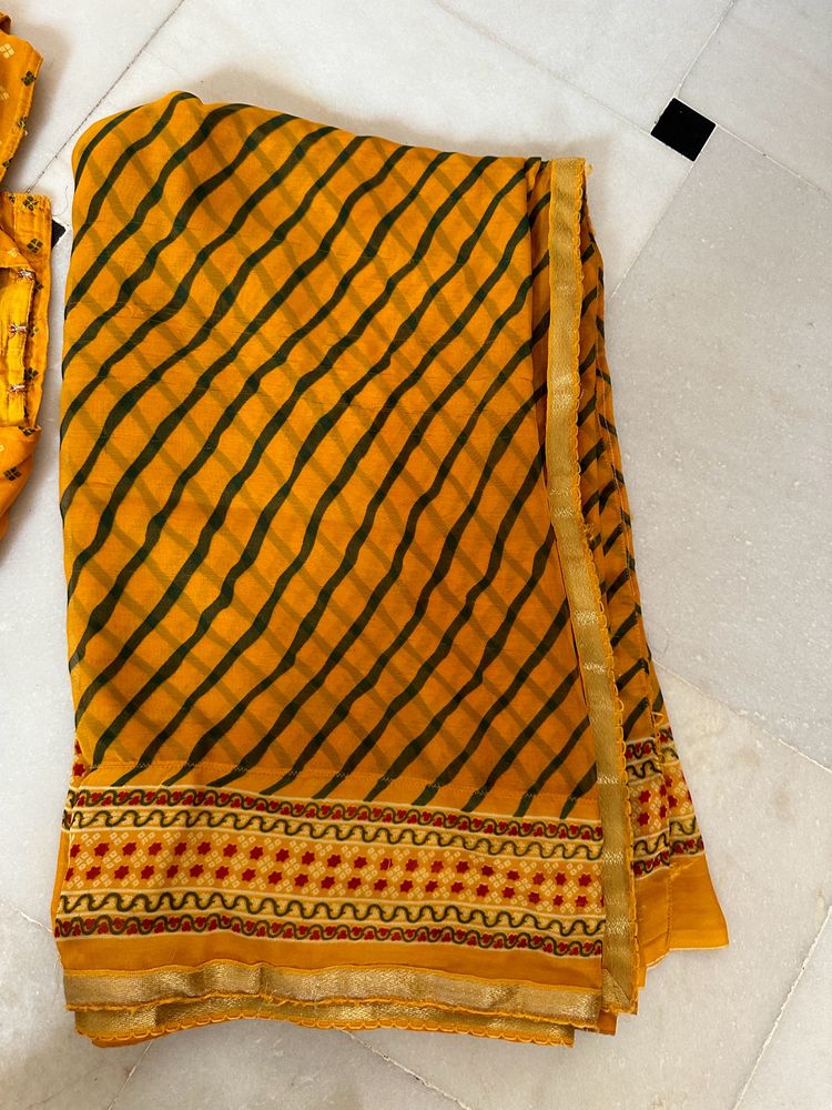 Yellow Daily Wear Saree