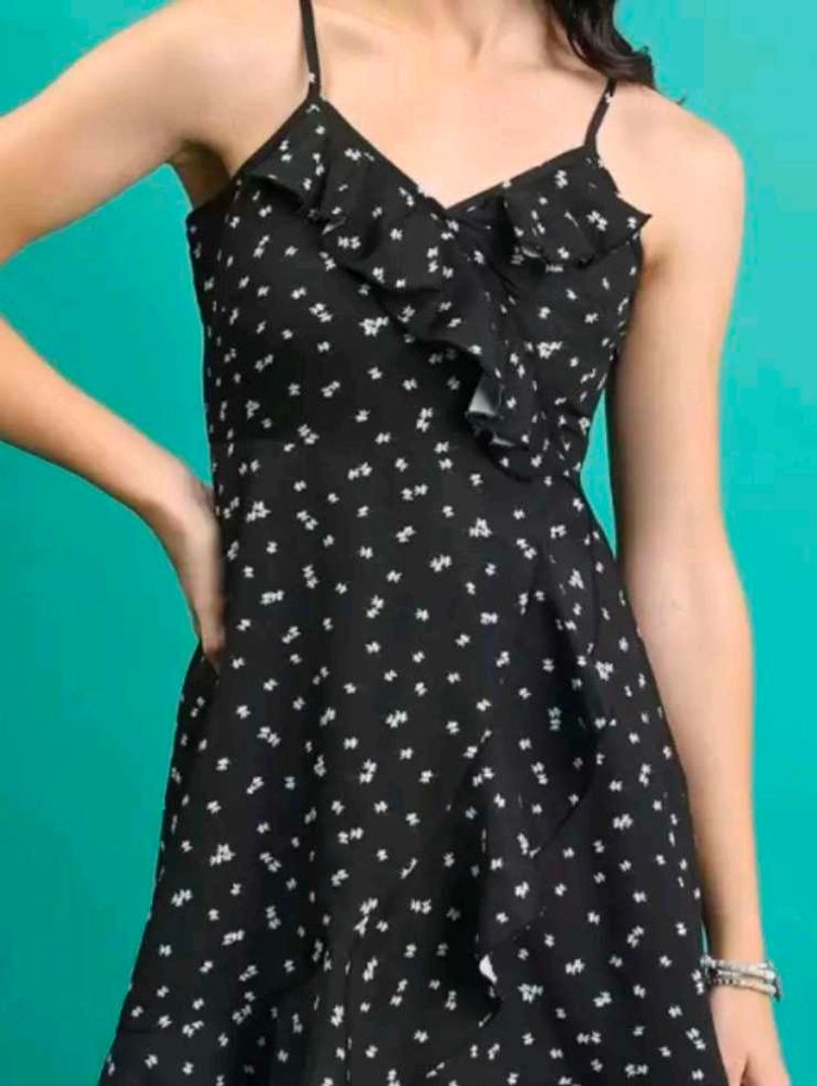 Floral Ruffle Mini Dress