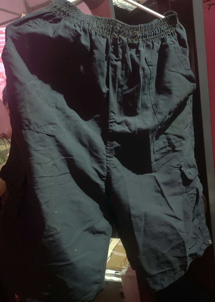 Classic Black Cargo Shorts