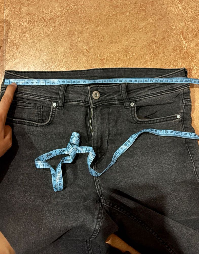 Stylish Gray Denim Jeans