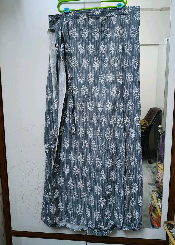 Ash Colour Bohemian Wrapper (Wrapping Skirt)