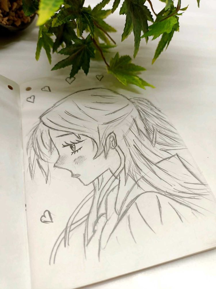 Anime Girl Drawing 🥰