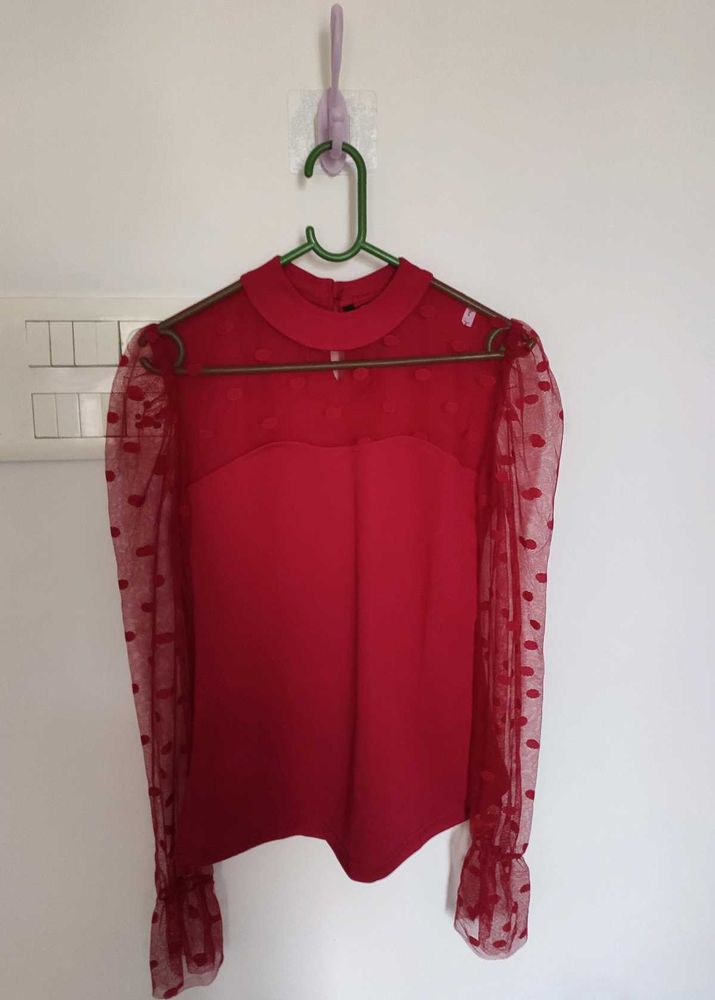 Elyraa Women&#39;s Top With Polka Dots