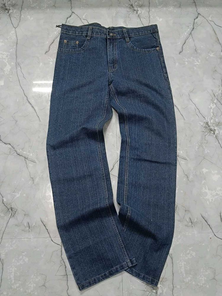 vintage Men's Blue Denim Jeans