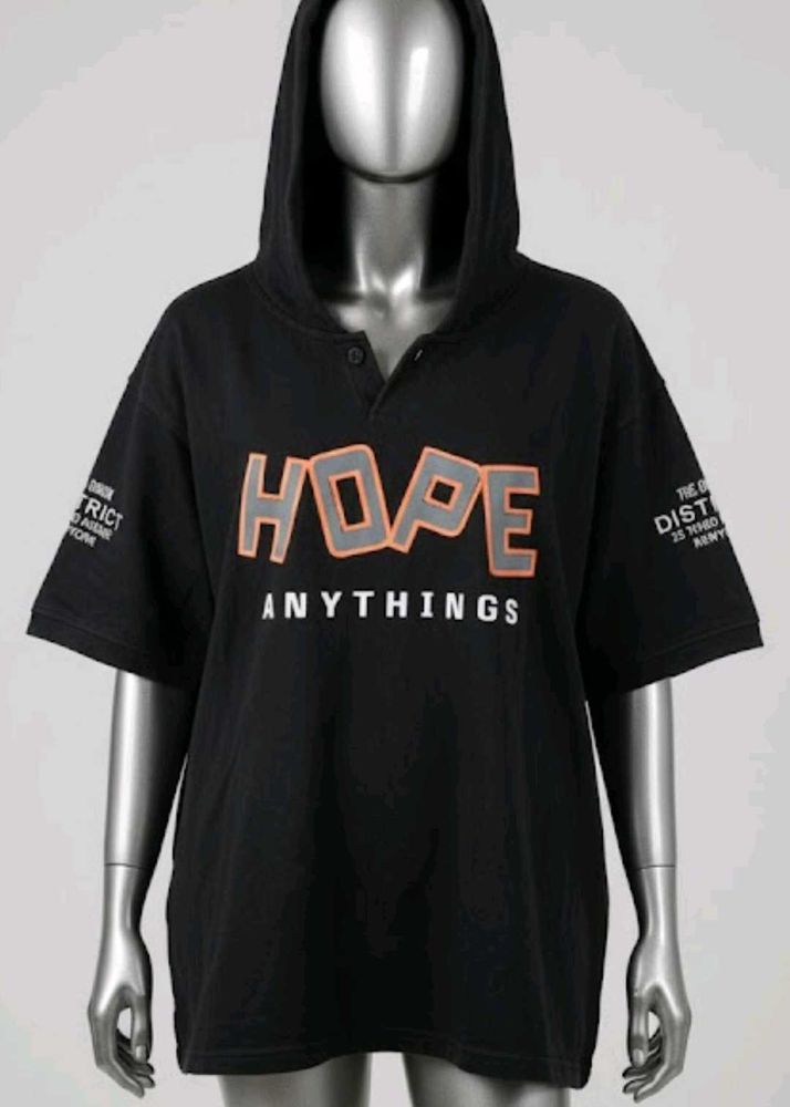 HOPE Anytings Graphic Hoodie T-Shirt