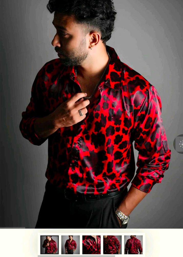 Mydesignation Red Leopard Shirt