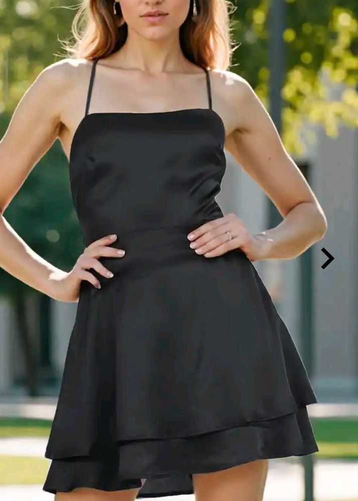 New Black Skater Dress(Bargainable)