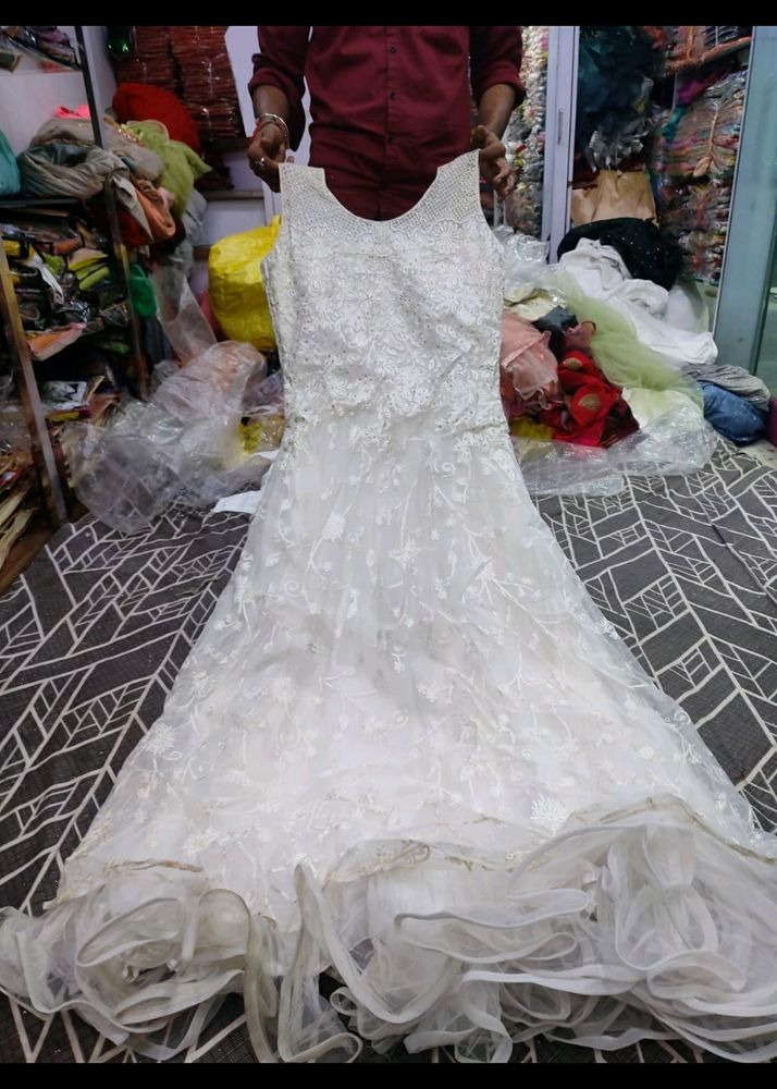 Flat Stock Clear Sale Wedding White Gown