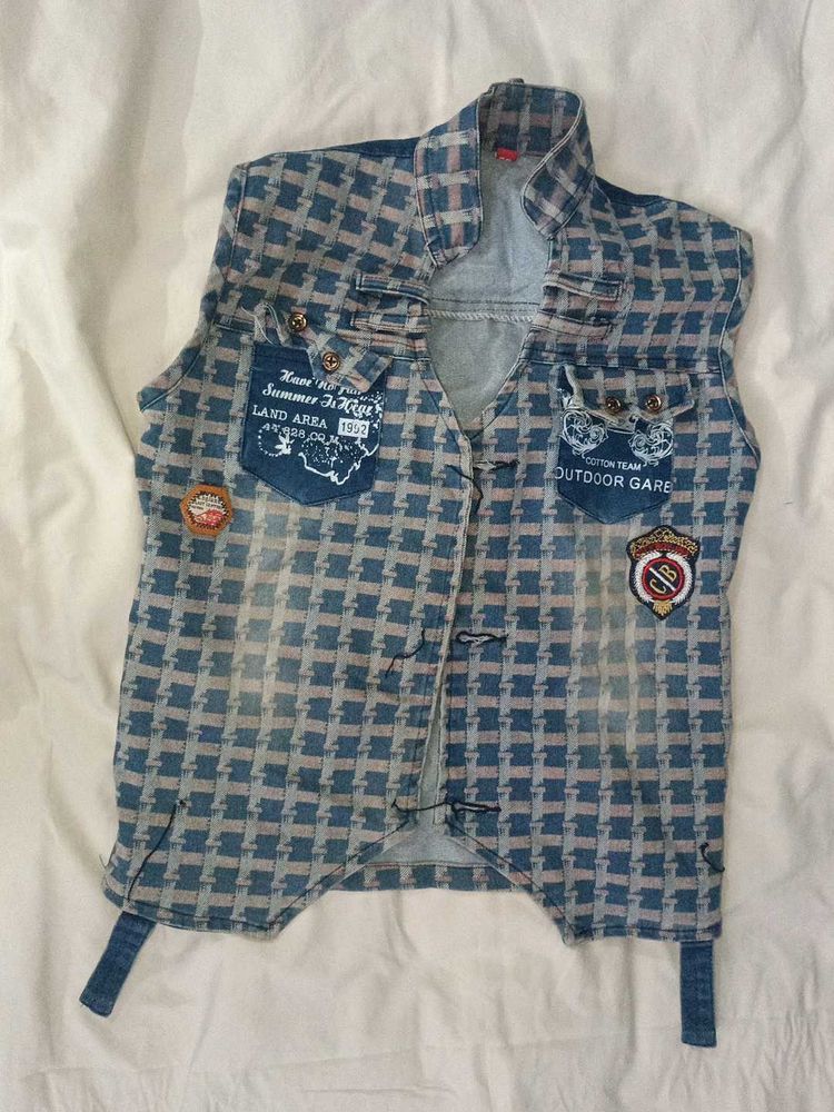 Cute Denim Vest