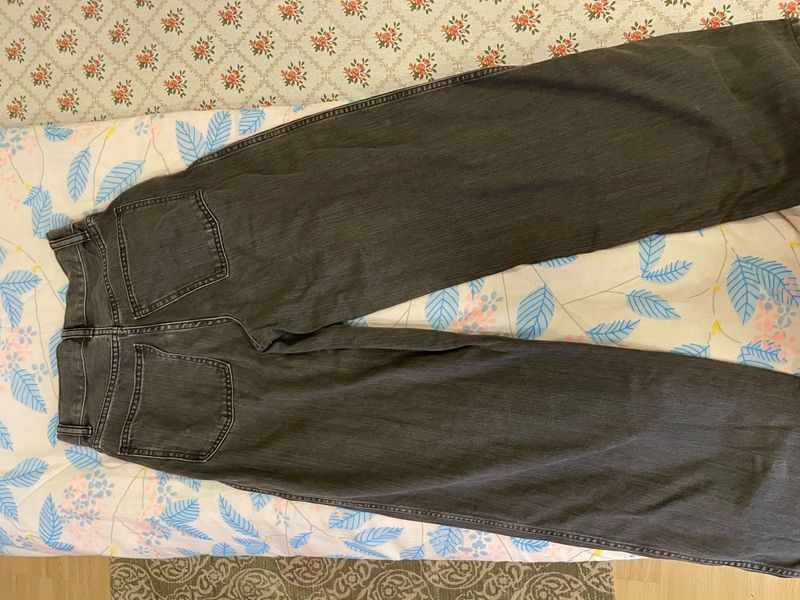 Wide Leg Black Jeans