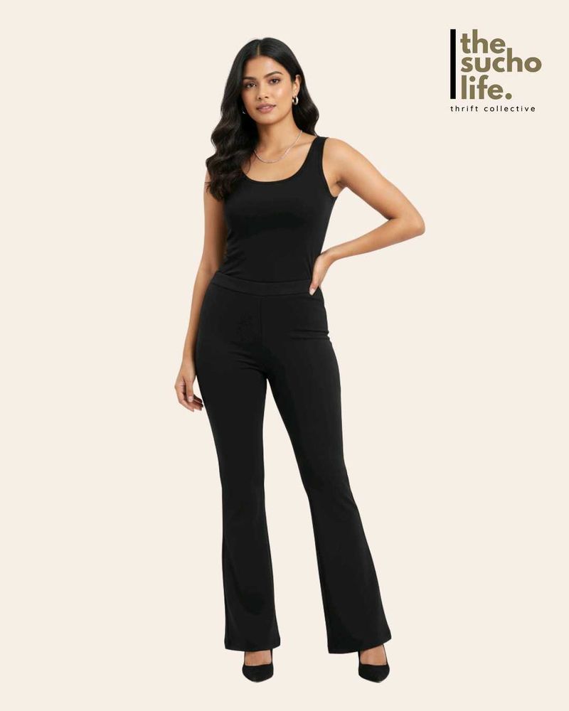 H&amp;M Sleek Black Trousers | Free Delivery