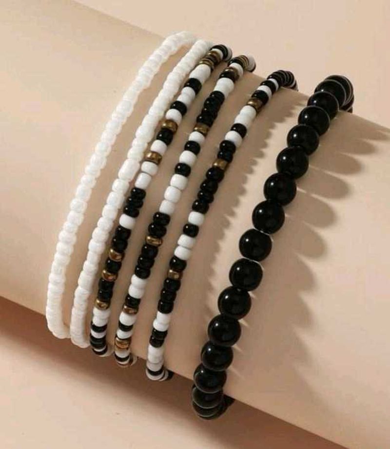 Trendy Beaded Bracelet Set