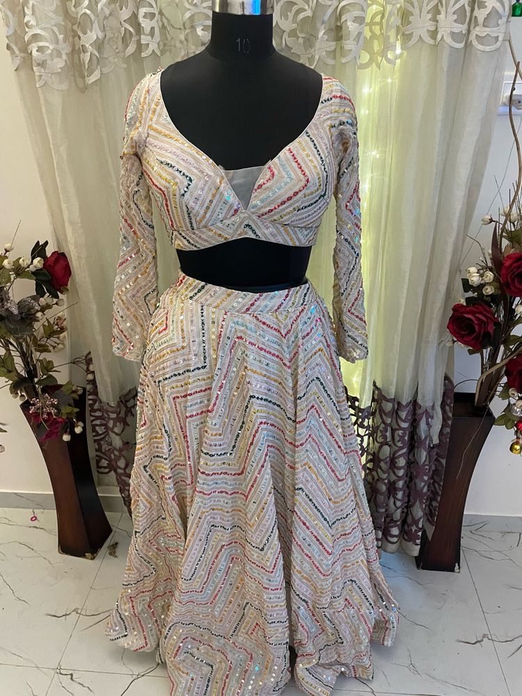 Sequin Lehenga Choli
