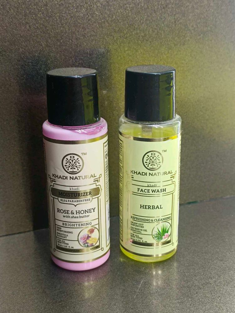 Khadi Natural Face Wash &amp; Moisturizer