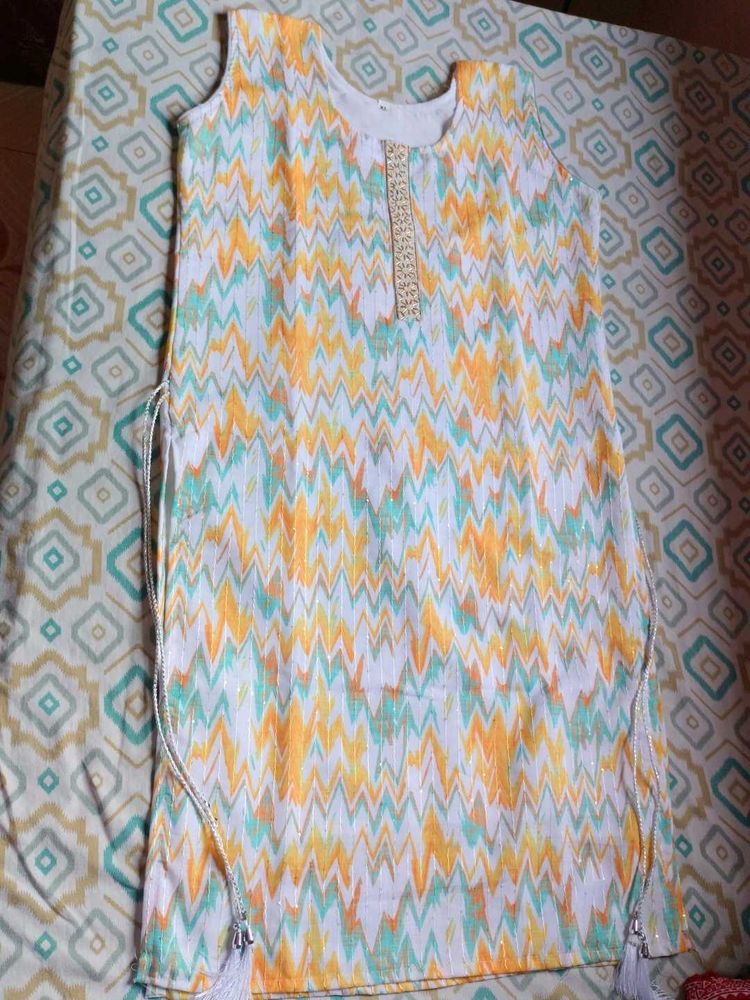 Colorful Zigzag Print Dress