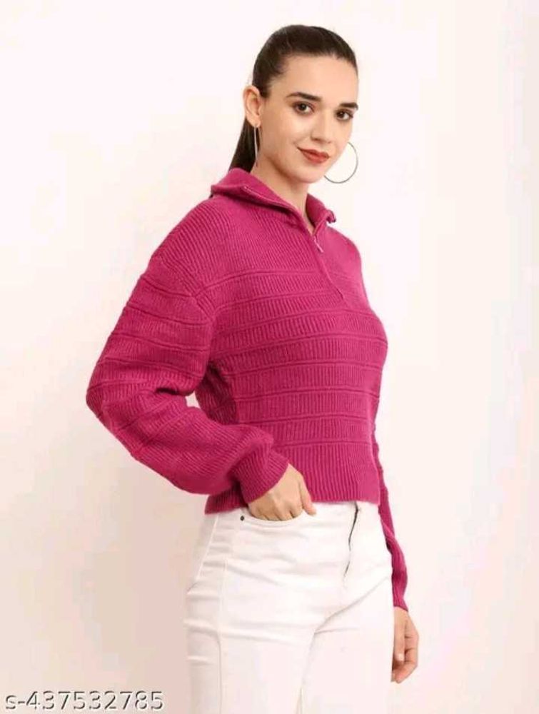 Ribbed Sweater Top 💗