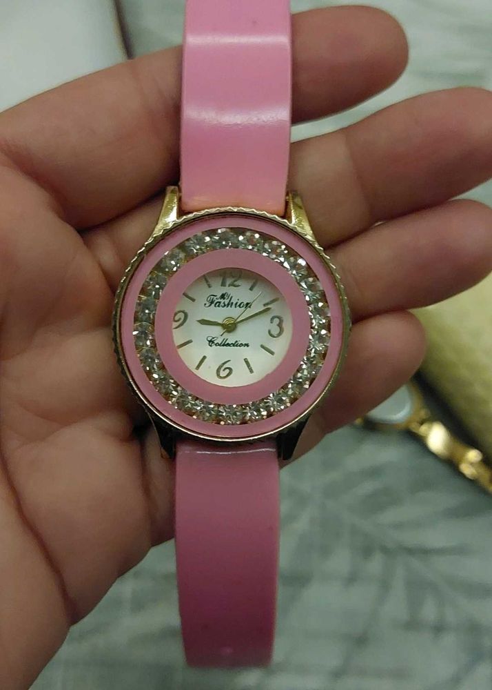 Girl&#39;s Pink Watch