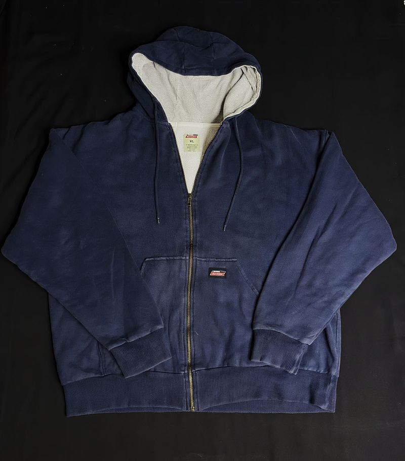 Dickies Blue Zip-Up Hoodie