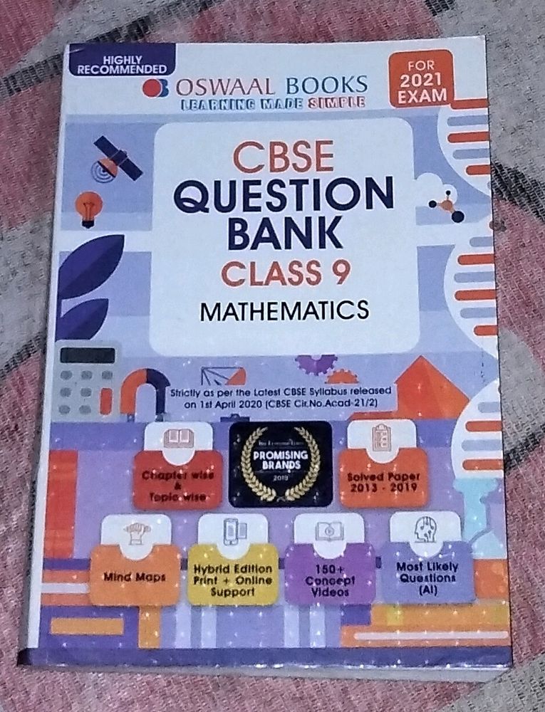 Class 9 Question Bank Maths (Mathematics) Oswaal