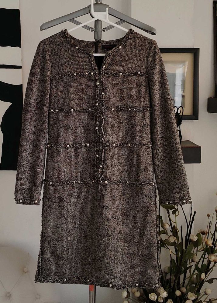 Korean Tweed  Dress