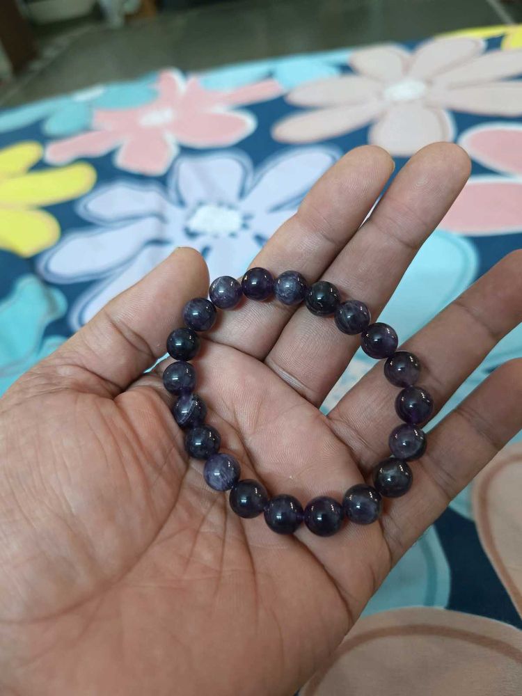 amethyst Beaded Bracelet