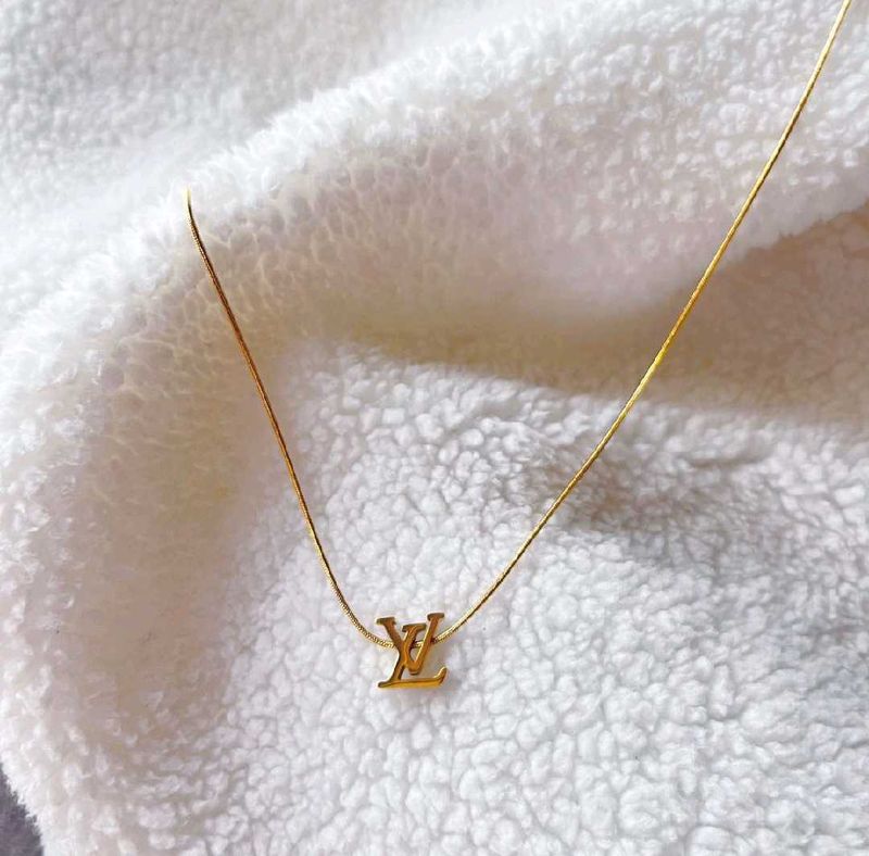 LV Inspired Neckchain