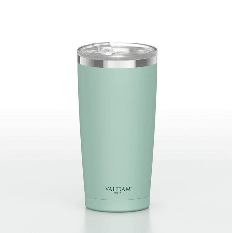 Vahdam Insulated Tumbler - Mint