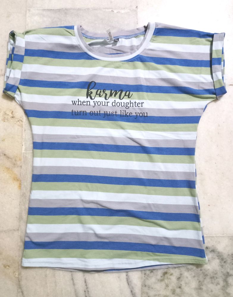 MF Women&#39;s Cotton Half Sleeve Round Neck T-shirt