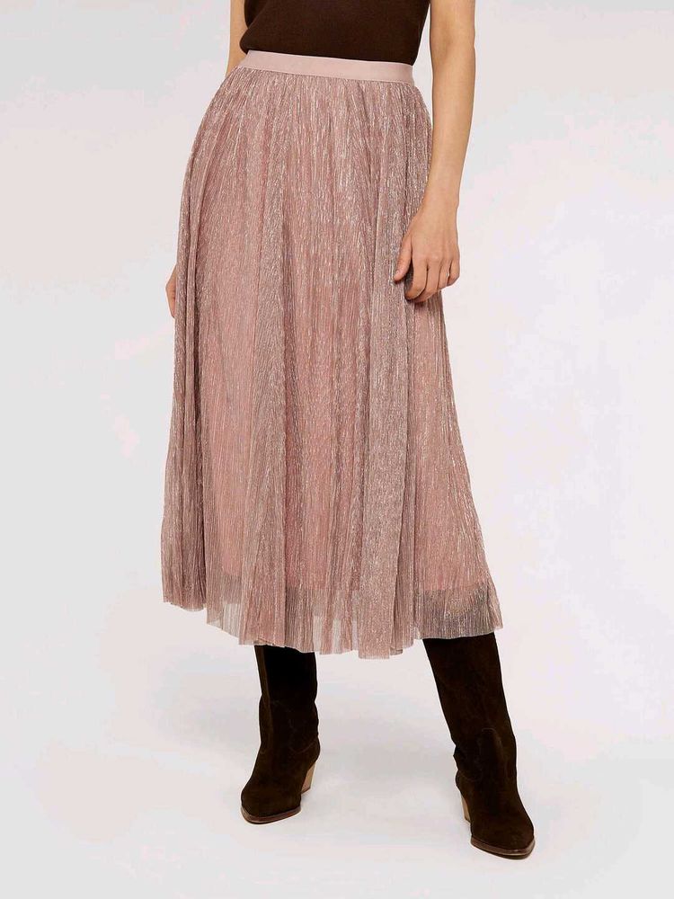 peach luxe skirt