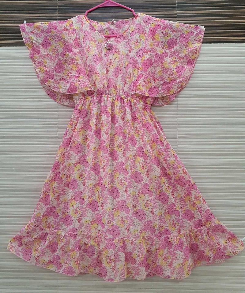 Floral Chiffon Dress