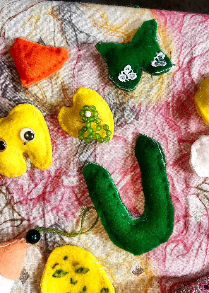 Handmade Decorative Set - Cute Alphabet &amp; Animals