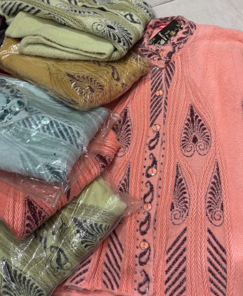 Stylish Embroidered Cardigan