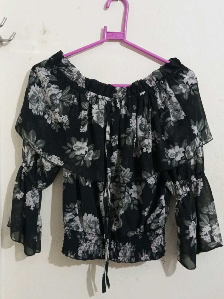 Floral Off-Shoulder Top
