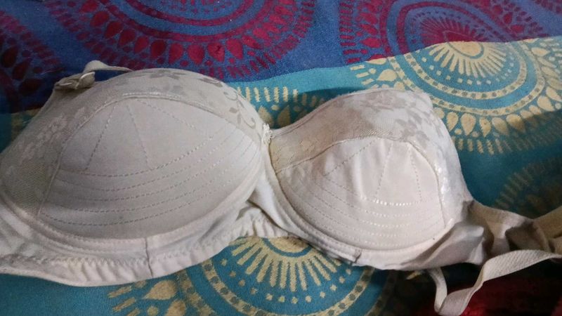 Comfortable White Bra