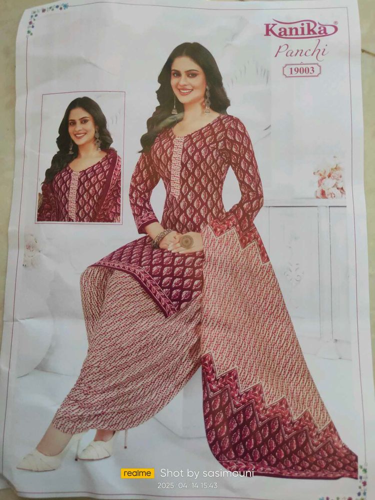 Cotton Mixed Kurthi Set For Girls XXL