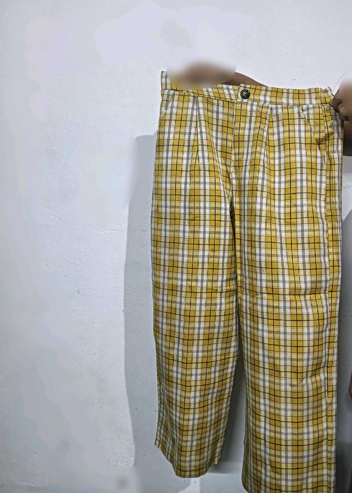 Yellow Striped Trousers