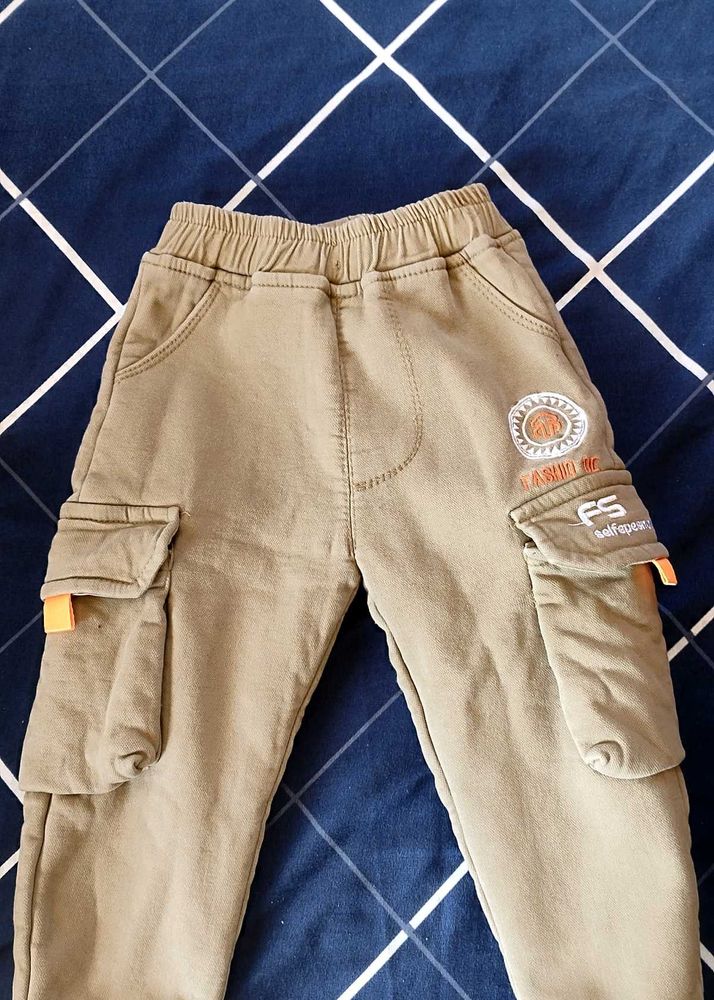 Cozy Brown Kids' Pants