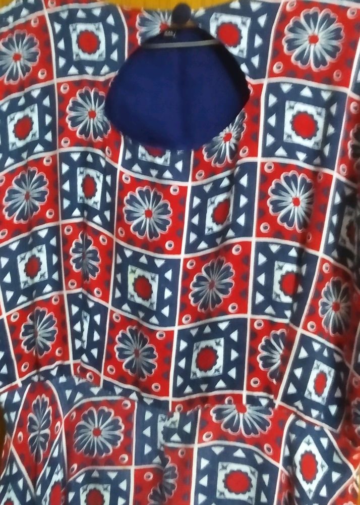 Blue And Red Multi Colour