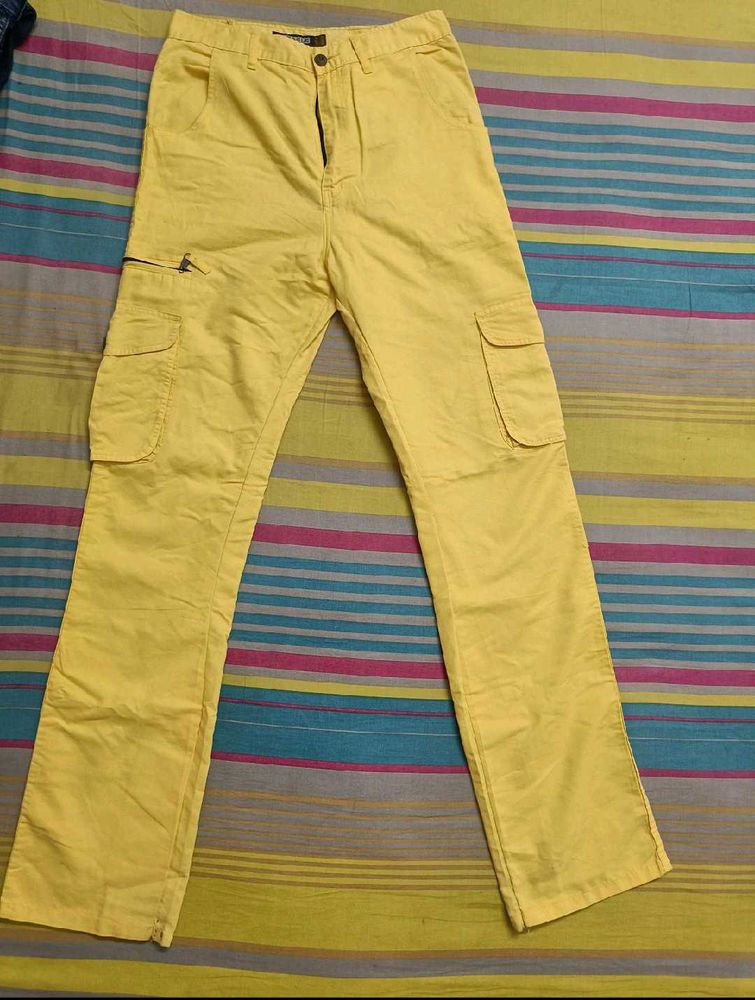 Yellow Cargo Pants