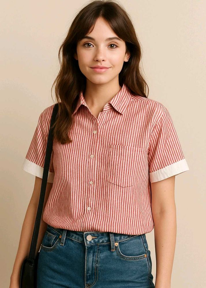 Striped Short Sleeve Shirt
