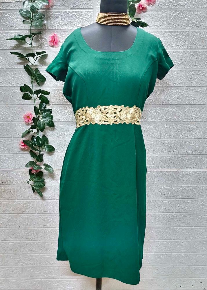 Size M/L 🎁Buy 2 Get 1 Free 🎁Elegant Teal Dress