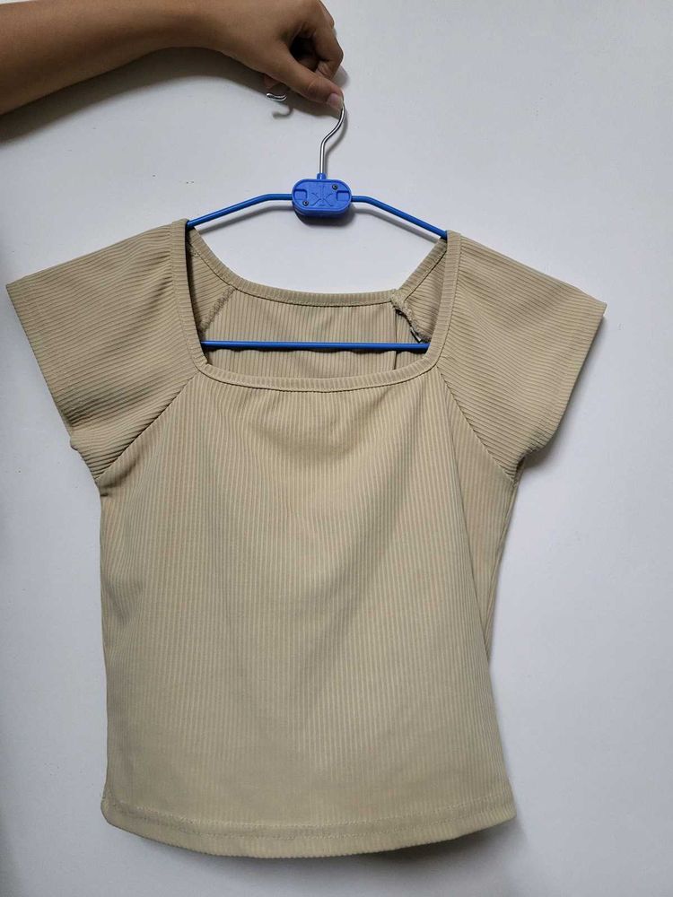 Square Neck Crop Top