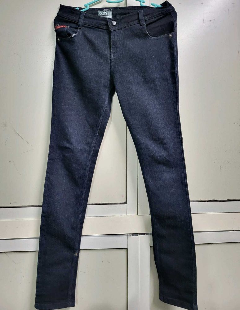 Dark Blue Denim Jeans