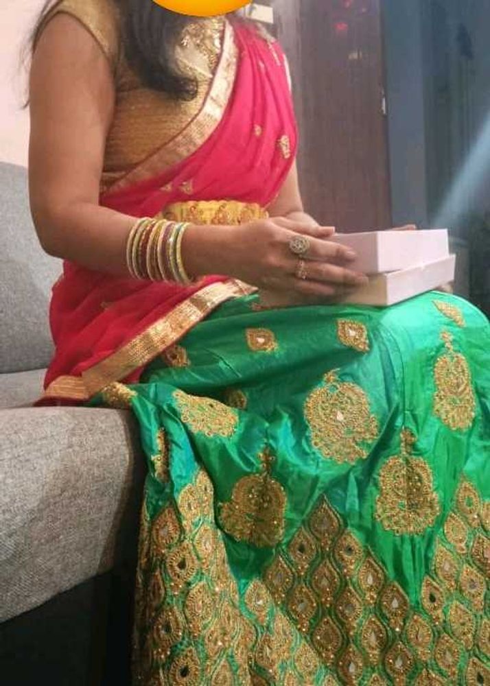 Beautiful Traditional Half Saree