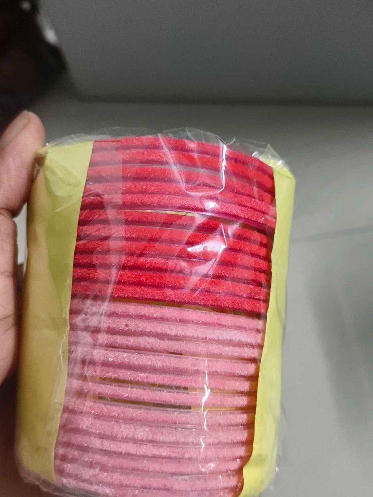 Red &amp; Pink Bangle Set