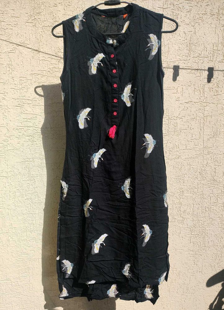 Black  Kurti For Women