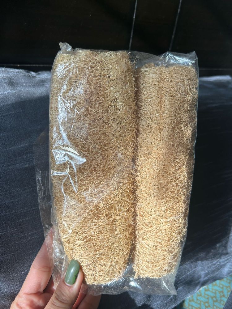 Combo Of Natural Loofahs