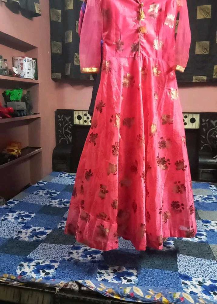 Gown With Dupatta