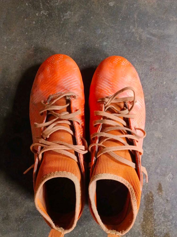 Orange Sports Shoes